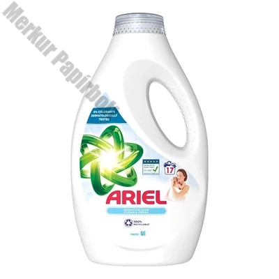 Folyékony mosószer ARIEL Sensitive 17 mosás 850ml