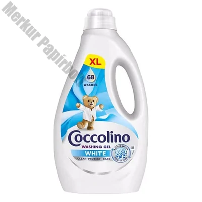 Folyékony mosószer COCCOLINO Care White 2,72 liter 68 mosás