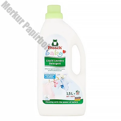 Folyékony mosószer FROSCH Baby Laundry Hypoallergenic környezetbarát 1,5 liter 21 mosás