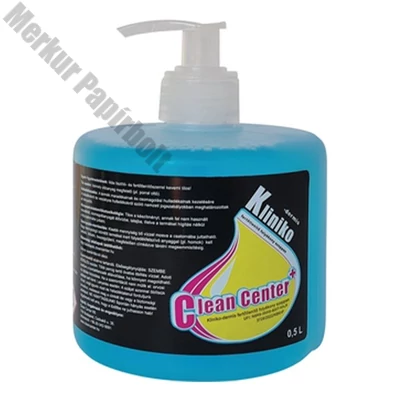 Folyékony szappan CLEAN CENTER Kliniko-dermis fertőtlenítő hatású 500 ml