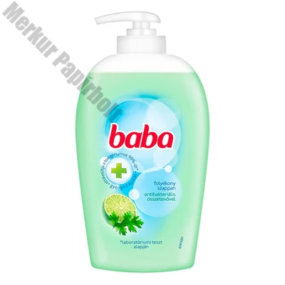 Folyékony szappan pumpás BABA antibakteriális Lime 250ml