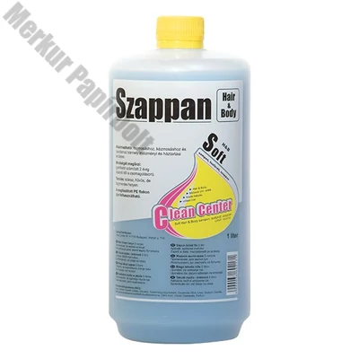 Folyékony szappan utántöltő CLEAN CENTER Soft hair&body 1L