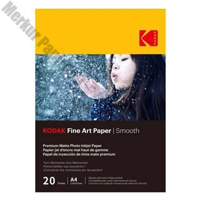 Fotópapír KODAK Fine Art Smooth A/4 230 g 20 íves