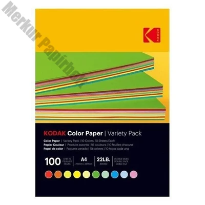 Fotópapír színes KODAK A/4 vegyes színek 80 g 100 íves