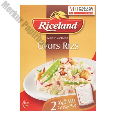 Főzőtasakos rizs RICELAND Gyors 2x125 g