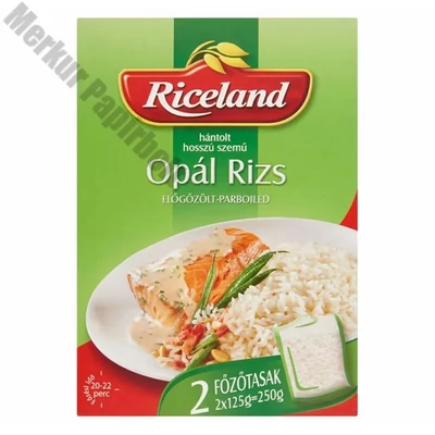 Főzőtasakos rizs RICELAND Opál 2x125 g