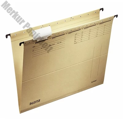 Függőmappa LEITZ Alpha Standard A/4 karton natúr 25 darabos