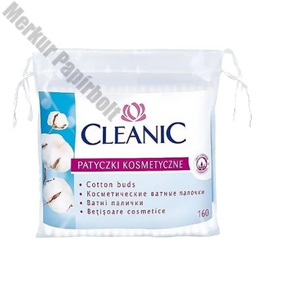 Fültisztító pálcika CLEANIC utántöltő 160 db