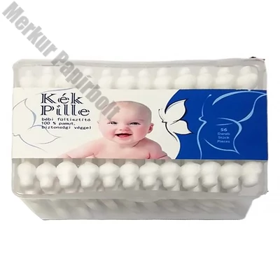Fültisztító pálcika KÉK PILLE kisgyerekeknek 56 db