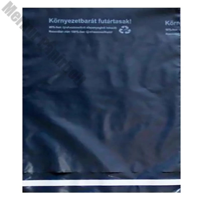 Futártasak biztonsági ragasztócsíkkal környezetbarát 45x52,5cm 50 mikron 100 darabos