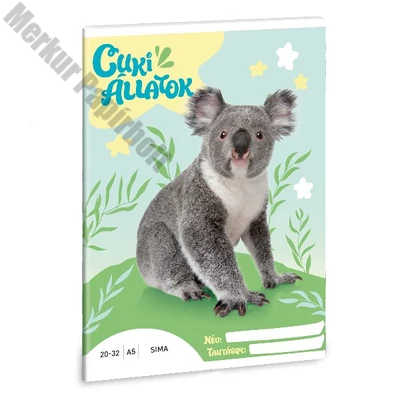 Füzet sima ARS UNA A/5 32 lapos 20-32 Cuki-Koala