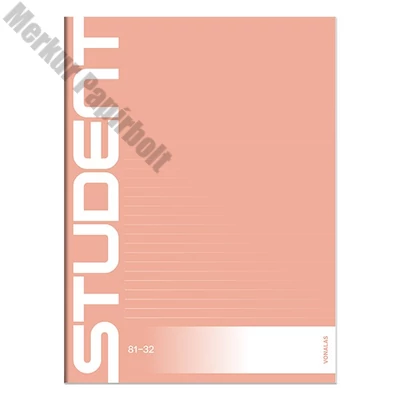 Füzet vonalas ICO Student A/4 32 lapos 81-32