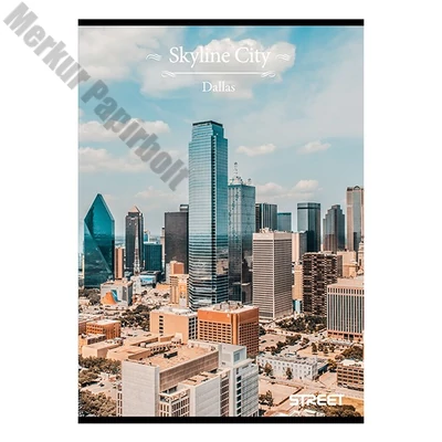 Füzet sima STREET A/4 54 lapos Skyline