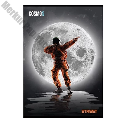 Füzet kockás STREET A/4 54 lapos Space