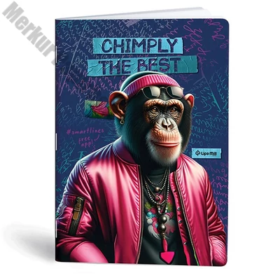 Füzet kockás LIPAMILL A/4 40 lapos Fashion animal
