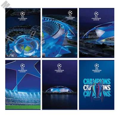 Füzet vonalas CHAMPIONS LEAGUE A/5 54 lapos margóval