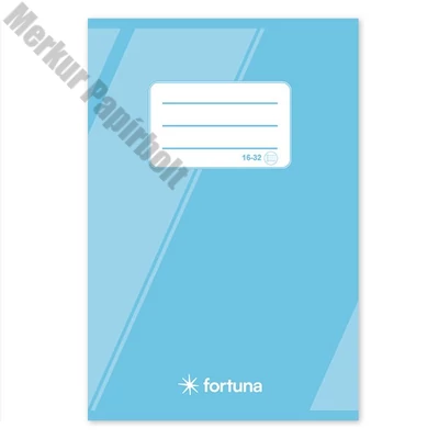 Füzet vonalas FORTUNA Basic A/5 32 lapos 16-32 2. osztályos