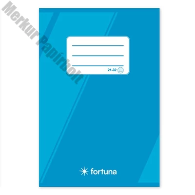 Füzet vonalas FORTUNA Basic A/5 32 lapos 21-32 4-8. osztályos