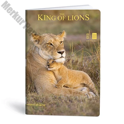 Füzet vonalas LIPAMILL A/4 40 lapos King of lions