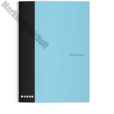 Füzet vonalas PASTELINI 444 A/4 40 lapos extra kapcsos kék