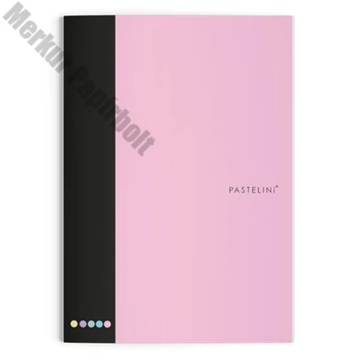 Füzet vonalas PASTELINI 444 A/4 40 lapos extra kapcsos pink