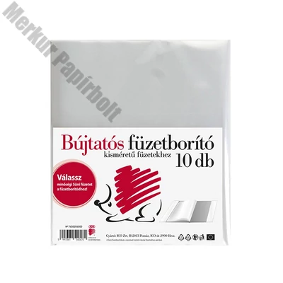Füzetborító ICO Süni A/5 bújtatós 10 darabos