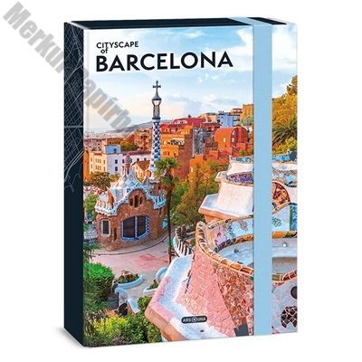 Füzetbox ARS UNA A/4 Cityscape-Barcelona