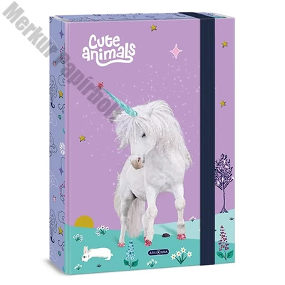 Füzetbox ARS UNA A/4 Cute Animals-Unicorn