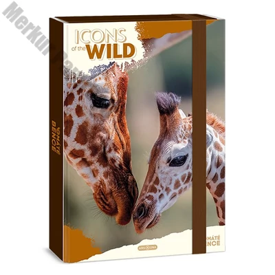 Füzetbox ARS UNA A/4 Icons of the Wild-Giraffes