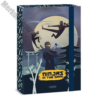 Füzetbox ARS UNA A/4 Ninjas In The Dark