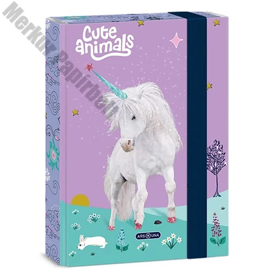 Füzetbox ARS UNA A/5 Cute Animals-Unicorn