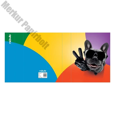 Füzetbox NEBULO A/5 cool bulldog