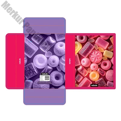 Füzetbox NEBULO A/5 hullámkarton Candy