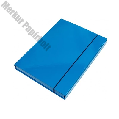 Füzetbox OPTIMA A/4 3 cm-es gerinccel kék