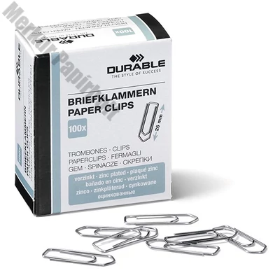 Gemkapocs DURABLE 26 mm cink 100 darabos