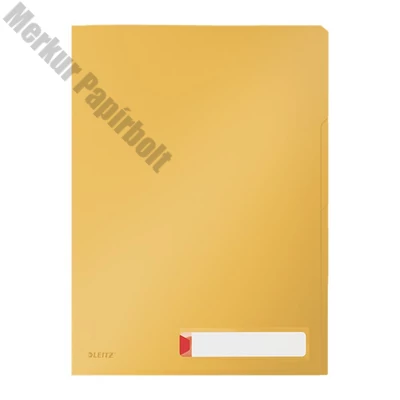 Genotherm "L" LEITZ Cosy Privacy A/4 200 mikron 3 zsebes melegsárga 3 darabos