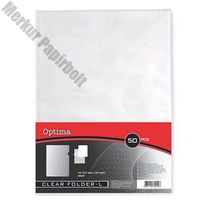 Genotherm "L" OPTIMA A/4 80 mikron víztiszta 50 darabos