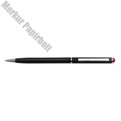 Golyóstoll ART CRYSTELLA fehér slim topáz sárga SWAROVSKI® kristállyal 0,7mm kék