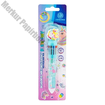 Golyóstoll ASTRA PEN 10 színű bliszteres