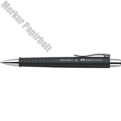 Golyóstoll FABER-CASTELL Poly Ball fekete M