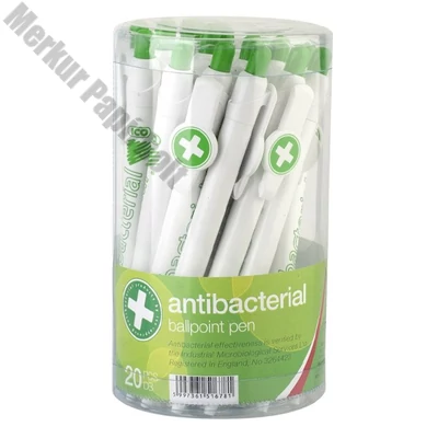 Golyóstoll ICO Olimpia 007 antibakteriális 20 darabos