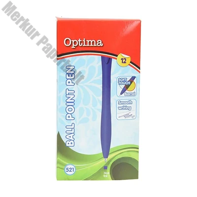 Golyóstoll OPTIMA nyomógombos 521 kék