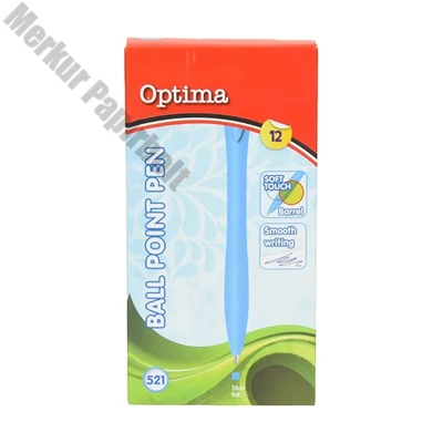 Golyóstoll OPTIMA nyomógombos 521 v.kék