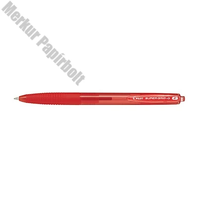 Golyóstoll PILOT Super Grip G Fine nyomógombos piros