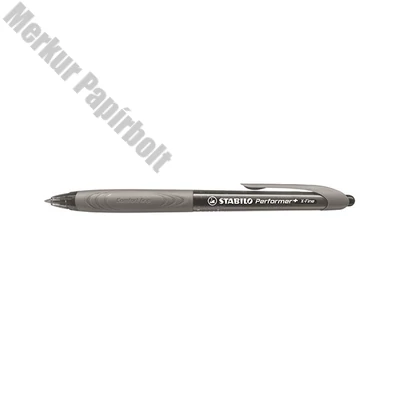 Golyóstoll STABILO Performer+ 328XF fekete/szürke