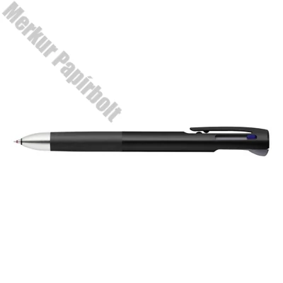 Golyóstoll ZEBRA Blen 2+S fekete testű kék-piros írászín + 0,5 mm ceruza