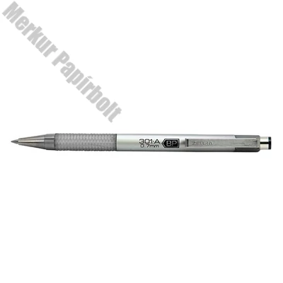 Golyóstoll  ZEBRA F-301A 0,7 mm ezüst