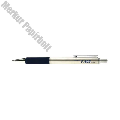 Golyóstoll ZEBRA F-402 nyomógombos 0,7 mm kék