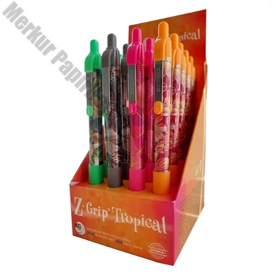 Golyóstoll ZEBRA Z-Grip Tropical 1,0 mm kék írásszín 20 darabos