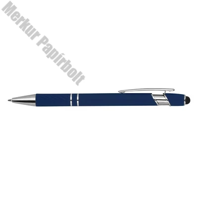 Golyóstoll  fém touch pen érintőképernyőhöz s.kék